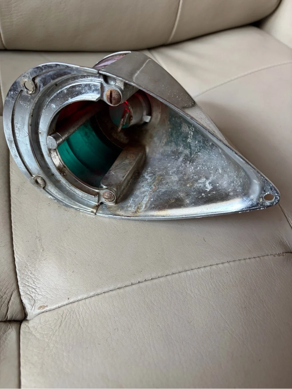 Vintage boat light Green & Red Nautical Marker Light